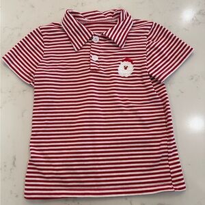4T Kids Christmas Polo with Santa
